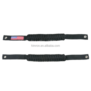 High Quality Handmade Grab <strong>Handles</strong> <strong>Paracord</strong> Roll Bar Grab <strong>Handle</strong> with Amerian Flag - Product Image 1