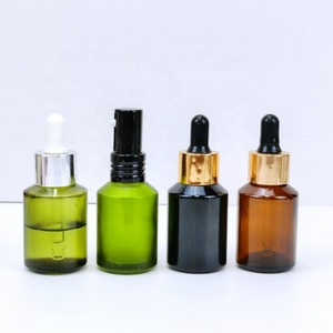 Flacon compte-gouttes en verre vide de luxe 30 ml (1 oz) pour sérum cosmétique, à épaule plate dégradée, avec compte-gouttes personnalisé - Product Image 2