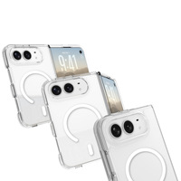 Nouvelle coque de téléphone magnétique transparente en PC et TPU antichoc 2 en 1 pour iPhone Duo Fold 18, protection transparente