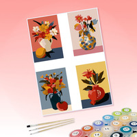 Kits de peinture par numéros DIY personnalisables, ensemble de peinture à l'huile non personnalisé pour adultes, enfants et débutants, livraison directe