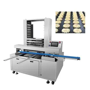 CE certified automatic mooncake cookies biscuit tray arranging aligning machine