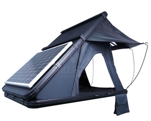 Willpower Outback Portable 4x4 Tente de toit de voiture Couverture complète avec échelle en aluminium à installation rapide Charnière dure en tissu Oxford RTT - Product Image 2