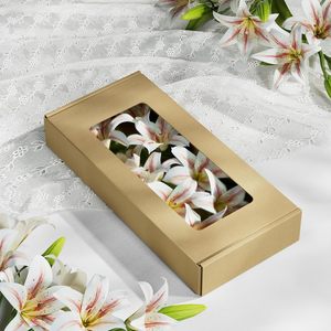 Ensemble de lys artificiels, fleurs artificielles à tige courte avec 12 têtes de lys entièrement fleuris et 6 bourgeons pour la décoration de mariage/maison - Product Image 4