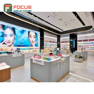 High Quality Retail Shop Glass Wall Display Unit Space Planning Cosmetic Display Cabinet - Product Image 3