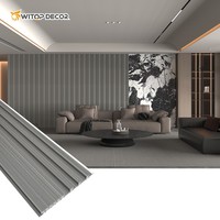<strong>Best</strong> <strong>Selling</strong> WPC Waterproof TV <strong>Wall</strong> Panel Fluted Design Interior Wood <strong>Decor</strong> for Bathroom Villa Apartment