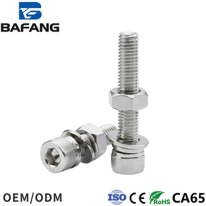 中国製ファスナー DIN 912 高強度304ステンレス鋼六角穴付きボルトとナットキット（産業機械用） - Product Image 4