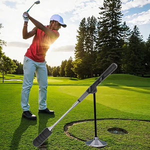 2025 Personalizar Logo Corrector de gestos Calentamiento Fuerza telescópica Práctica de golf Stick Ayuda de entrenamiento para <span class=keywords><strong>Tempo</strong></span> Grip - Product Image 5