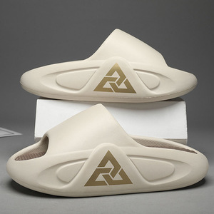 2025 пляжные Модные Печатные женские мужские летние толстые подошвы Eva Пользовательские печатные спортивные мужские шлепанцы с логотипом на заказ для мужчин - Product Image 2