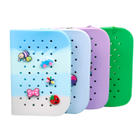 Trousse de Maquillage Portable en Silicone Étanche avec Fermeture Éclair, Mini Pochette Plate pour Crayons, Rouge à Lèvres, Monnaies et Accessoires de Voyage