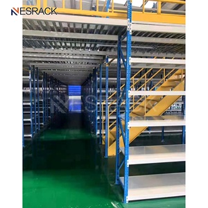 Endüstriyel depo rafı raf asma kat depolama rafları çelik Platform asma kat tavan rafı - Product Image 3