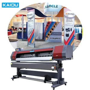 CE Approved Single XP600 Large Format Multi Tarpaulin Printing Machine Banner Sticker Paper Label 1.8m Eco Solvent Printer