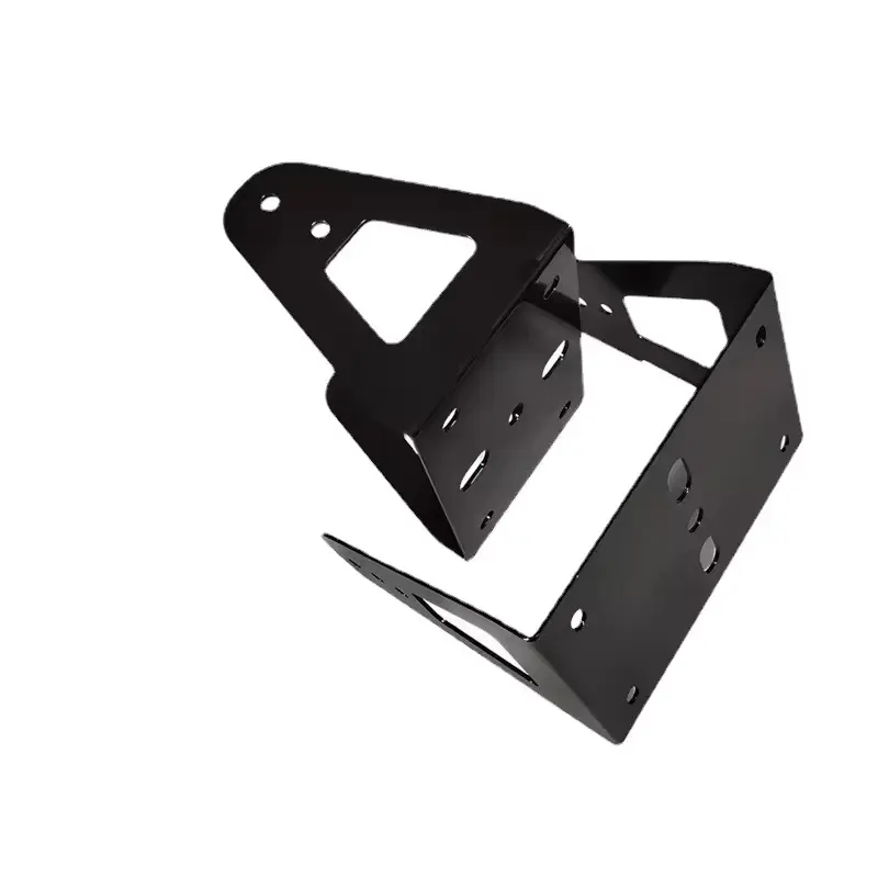 Custom L Shaped Angle Corner Bracket Metal Spinning Service Knife Belt Clip Nail Stamping Plates Manufacturers