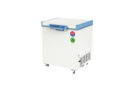 Réfrigérateur à vaccins 150L YC-150EW avec isolation isotherme, congélateur médical de type coffre pour stockage de 2 à 8 degrés, usage en laboratoire
