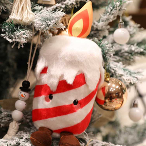 Factory Direct Sales <b>Anime</b> Christmas Candle Cartoon Soft <b>Plush</b> Toys Stuffed Animal Toys Claw Machine Toys for Arcade Game - Product Image 1