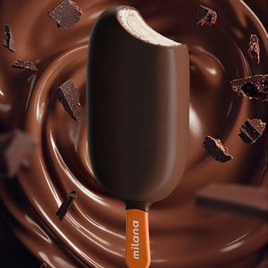 Barre de crème glacée croustillante enrobée de chocolat, riche en lait, gelato, dessert glacé, produit OEM en gros, directement de l'usine - Product Image 1