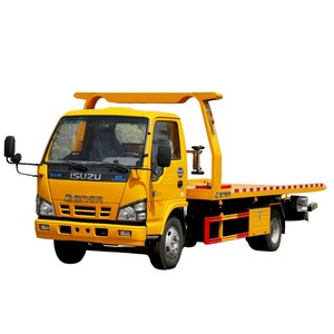 Camión de Rescate Isuzu 600P 4x2 de 4 Toneladas con Plataforma Plana, Camión de Remolque de 5 Toneladas con Plataforma Deslizante para Rescate de Automóviles - Product Image 1