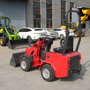 Gratis pengiriman CE EPA Euro 5 roda pemuat bumi mesin penggerak roda Mini pemuat Taman roda Diesel Mini pemuat - Product Image 4