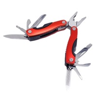 Outils multifonctions DIY, couteau de poche en aluminium, pinces, mini-outil multifonction, porte-clés, cadeau, pliable, OEM, 7 cm