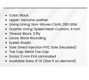 Zapatos de seguridad de cuero para hombre, material genuino, construcción duradera, con cordones, suela resistente, cómodos para uso diario, estilo industrial. - Product Image 2