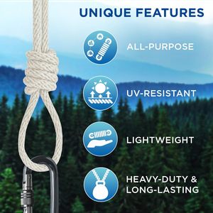 Vente en gros <span class=keywords><strong>de</strong></span> corde en coton naturel <span class=keywords><strong>de</strong></span> 5 mm, <span class=keywords><strong>cordon</strong></span> tressé robuste <span class=keywords><strong>de</strong></span> 5/16 po pour macramé, artisanat, corde à linge résistante, camping, jardinage - Product Image 3