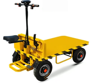 Carretilla Eléctrica Silenciosa de Plataforma Plana, Camión Volquete Eléctrico, Vehículo de Transporte de Carga de Cuatro Ruedas - Product Image 2
