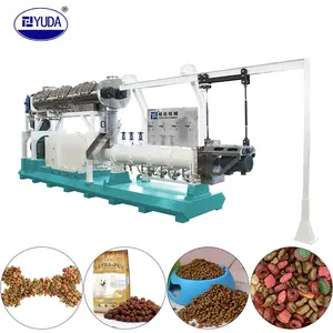 YUDA Factory Animal Pet Dog Cat Floating Fish Feed Pellet Production Machine Snacks Food Processing Making Extrusion Line