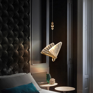 Hotel Moderne Hangende Plafondlamp Acryl Vlinder Hanglamp Decoratieve Kroonluchter - Product Image 4