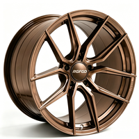 Jantes chromées forgées sur mesure, jantes monobloc forgées 5x112 5x120 5x114.3 pour voitures particulières, jantes en aluminium forgé de 18, 19, 20, 21, 22 pouces