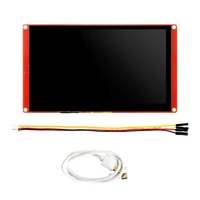 LT ELECTRONICS Layar HMI ESP32 7.0" 800x480 7 inci RGB TFT LCD Layar Sentuh Kompatibel dengan Arduino/LVGL/ PlatformIO/Micropython