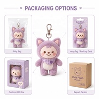 Offre Spéciale : Porte-clés en Peluche Personnalisé, Boîte Mystère, Jouet en Peluche OEM ODM, Breloque de Sac en Peluche Douce avec Étiquette Logo pour Cadeaux de Marque
