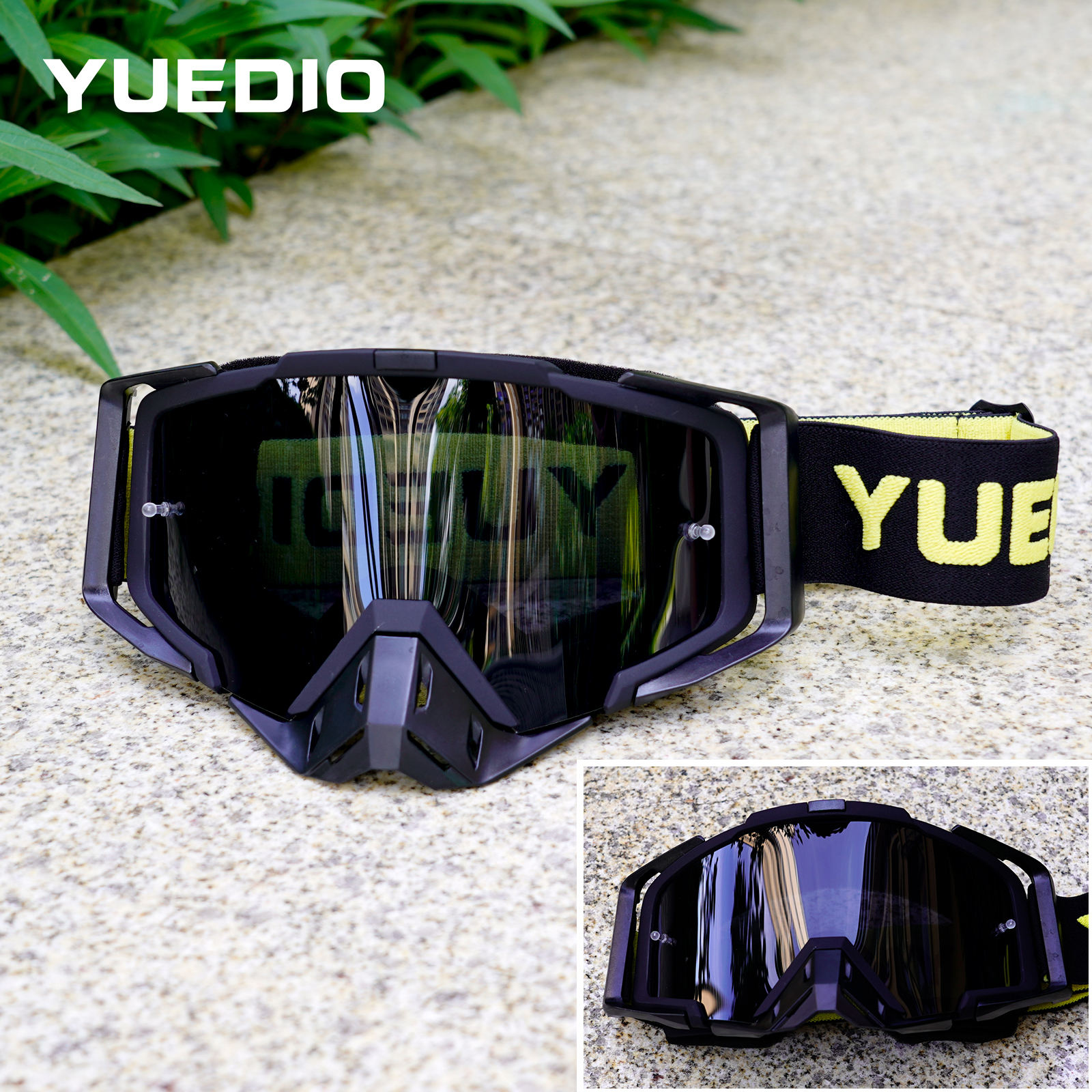 Marco negro/lente gris