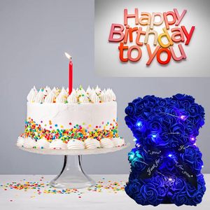 Ours en mousse de polystyrène avec roses artificielles, grand ours en peluche pour la Saint-Valentin, cadeau pour petite amie - Product Image 3