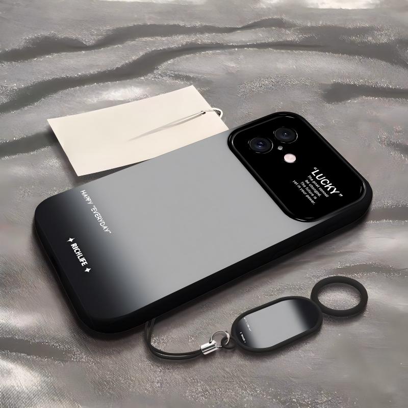 Matte Large Window - Black - Gradient Gray