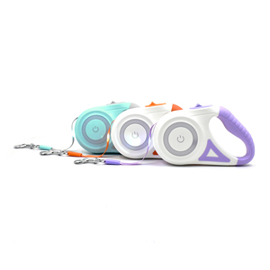 Linterna LED brillante personalizada, luces de Color, anillo, correa para perro, cachorro, mascota, plomo para caminar por la noche - Product Image 3