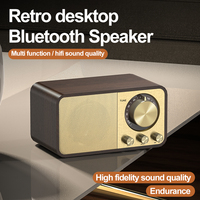 Altavoz transparente altavoz estéreo Radio FM pantalla LED ajustable altavoz audio