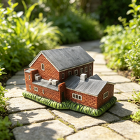 Modèle de construction de maison en résine 3d pour décoration de maison Fashional