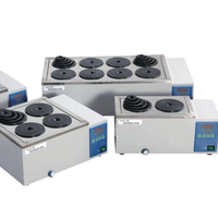 Bains-marie thermostatiques numériques PID à agitation magnétique, anti-brûlure à sec, à température constante, pour laboratoire médical, 1, 2, 4, 6, 8 bacs, vente en gros