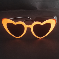 Vente chaude Cool LED Glowing KTV Lunettes Sans Fil Hip-Hop Cadre Lunettes pour les Parties & Graduation Prix Usine