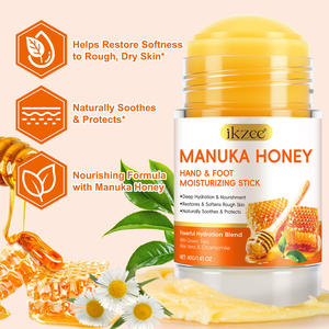 IKZEE 40g Manuka miel mains et pieds crème hydratante bâton hydratation profonde adoucit la peau rugueuse talon fissuré réparation baume bâton - Product Image 2