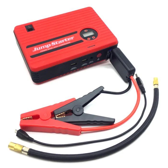 18000mAh 3 1 jump starter compressor udara battery power bank portatile con gonfiatore d'aria