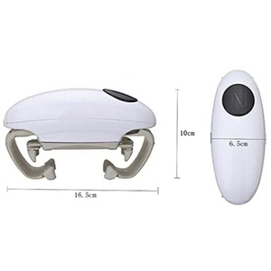 Abrelatas eléctrico automático de dos orejas con estilo, Abrebotellas de plástico transfronterizo con abrelatas de vidrio - Product Image 3