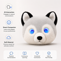 Peluche Husky parlante IA, robot compagnon émotionnel pour enfants
