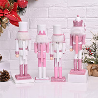 Décorations Casse-Noisette Marionnette en Bois Décoration de Bureau Ornements Cadeaux pour Enfants Produits de Noël