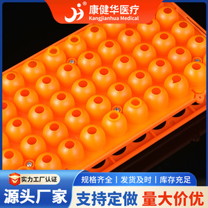ชั้นวางหลอดทดลองคัง เจียนฮวา 50 ช่อง แบบสี่เหลี่ยม สำหรับหลอดหมุนเหวี่ยงแบบกลับด้านได้ พร้อมที่วางตัวอย่าง - Product Image 5