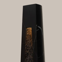 Lampe de sol moderne en marbre, style minimaliste pour chambre à coucher, salon, entrée, coin, abat-jour doré, source de lumière LED à intensité variable, base E27