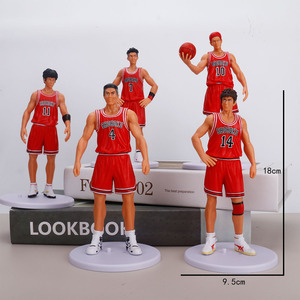 Xrh โมเดลตัวละครพีวีซี5ชิ้น/เซ็ต18ซม. ของสะสมของเล่นอนิเมะสแลมดังก์ - Product Image 2
