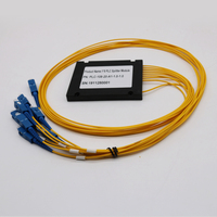 Powtech PLC Splitter ABS kotak 1x64 FTTH serat adaptor