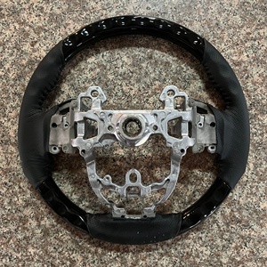 <span class=keywords><strong>ขาย</strong></span>ร้อน 15 นิ้วสไตล์กีฬาหนังพวงมาลัยโตโยต้ารุ่น Estima Prius Corolla Fortuner มงกุฎหนึ่งAvanzaที่กําหนดเองสีขาว - Product Image 3