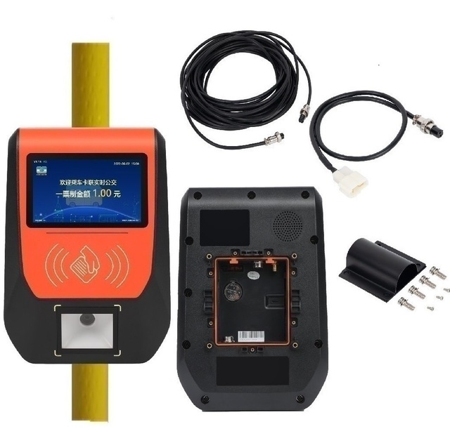 Factory Bus Smart Card Led Wireless Card Reader Attendance Machine Android System Card Payments With Taxi Meter
