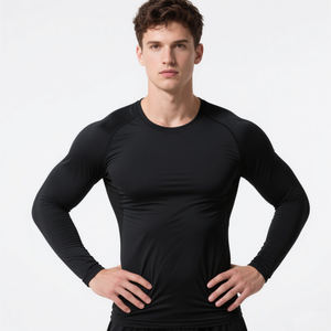 Camisetas deportivas de secado rápido para hombre personalizadas con diseño OEM/ODM, camisetas ligeras para correr, gimnasio, entrenamiento al aire libre, deporte, Fitness, gimnasio, camisetas para hombre - Product Image 4